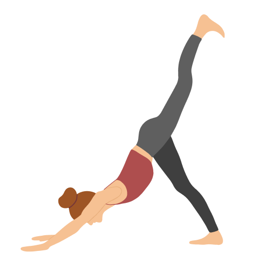 one-legged 1 An image of an animated woman in a pink shirt bending forward with one leg in the air