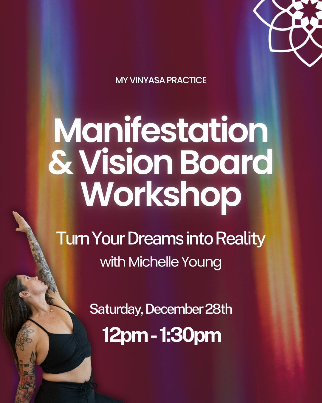 A woman dressed in white sits while practicing Kundalini